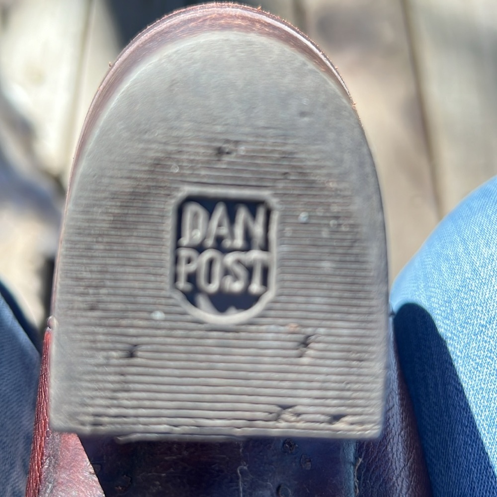 Vintage Dan Post Women’s Cowgirl Boots size 5-1/2 C handmade in SPAIN - Picture 12 of 16